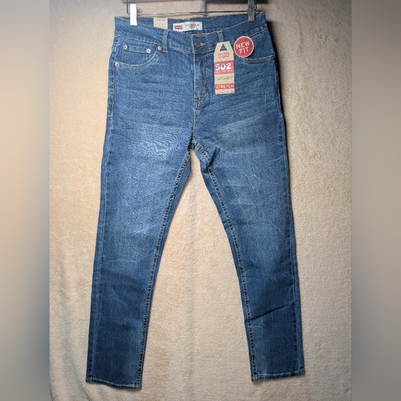 Levis Strauss Other - NWT Levi's 502 Regular Taper Stretch Size 20 Regular 30Wx30L Mid Rise NWT Casual
